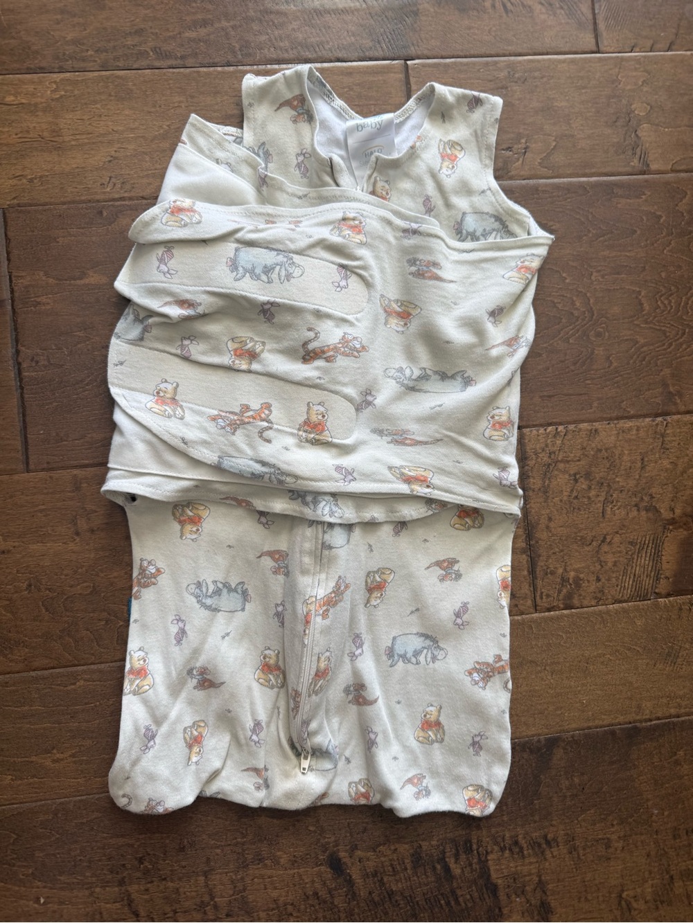 Halo Cream Sleep Sack Pajama with Winnie the Pooh Print